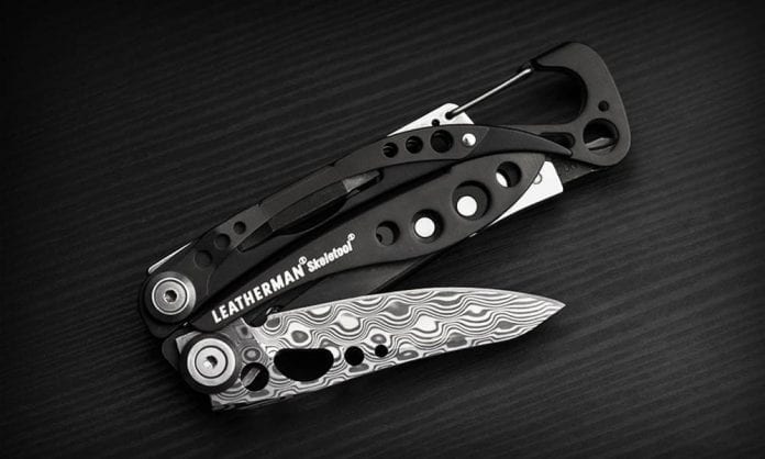 Нож-мультитул Leatherman Skeletool Damasteel из дамасской стали - Last Day Club