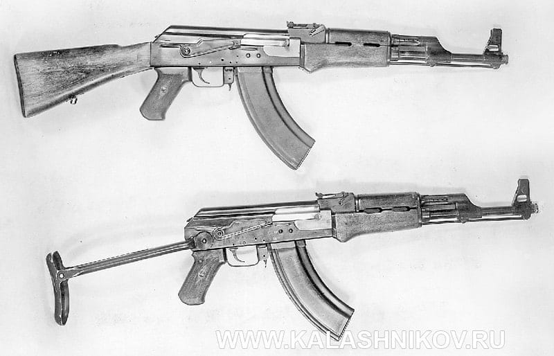 Внешний вид АК-47, изготовленных в декабре 1948 г.