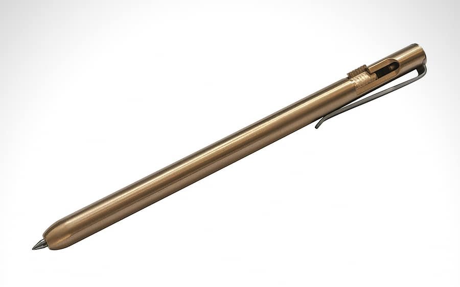 Böker Plus Brass Rocket Pen - Лучшие “bolt action” тактические ручки для EDC