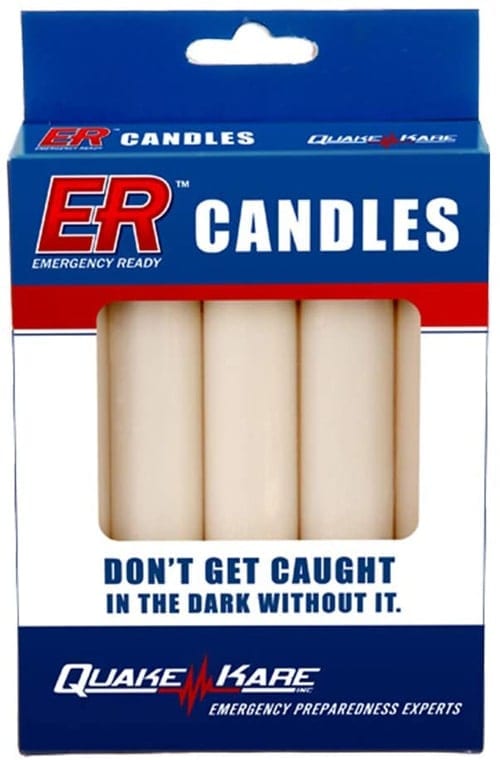Emergency Ready (ER) by Quake Kare 6E Emergency Candles - Аварийные свечи - Подробное руководство по покупке и использованию