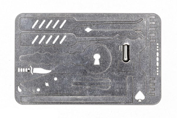Sparrows Lock Picks CHAOS Card - Скрытые инструменты для побега - Отмычки для наручников