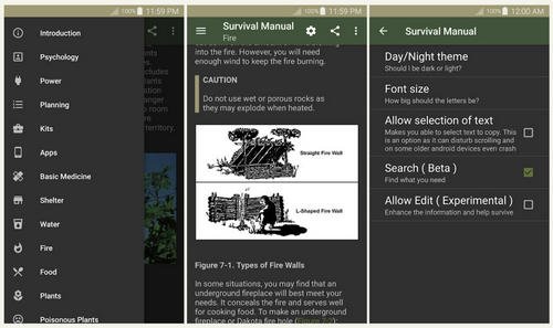 Offline Survival Manual - Приложения для выживания для iPhone и Android