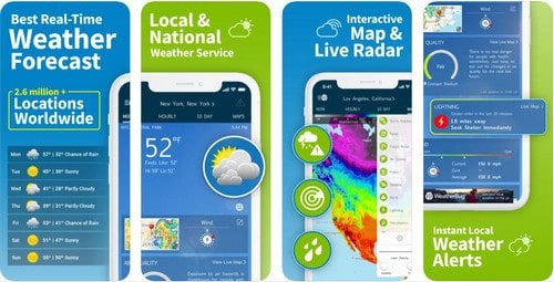 Weatherbug - Приложения для выживания для iPhone и Android
