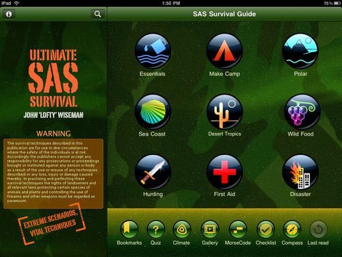 SAS Survival Guide App - Приложения для выживания для iPhone и Android
