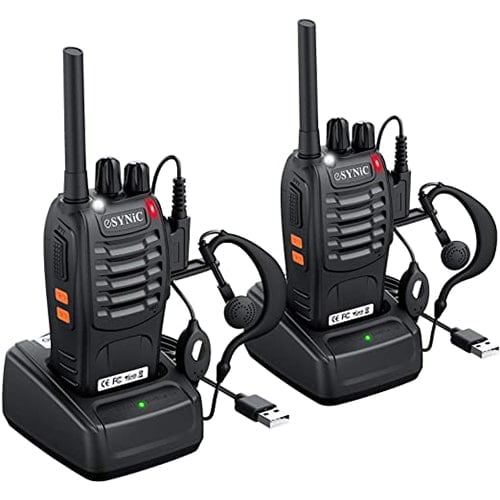 ESYNiC Long Range Two-Way Radio USB Cable Charging UHF 400-470MHz Walky Talky - Как выбрать рацию - Лучшие портативные радиостанции 2021