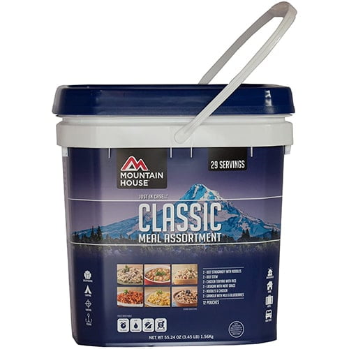 Mountain House Classic Bucket - Готовые аварийные наборы продуктов питания