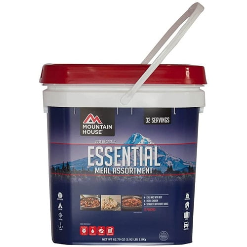 Mountain House Essential Bucket - Готовые аварийные наборы продуктов питания
