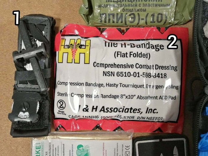 Бандаж компрессионный 8х10 дюймов - комплект первой помощи для стрельбища