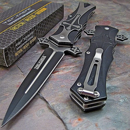 Tac Force Dagger Style Folding Knife - Лучшие кинжалы для самообороны, охоты и выживания