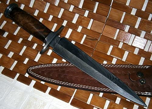 RAM-05 Damascus Steel Dagger Knife - Лучшие кинжалы для самообороны, охоты и выживания