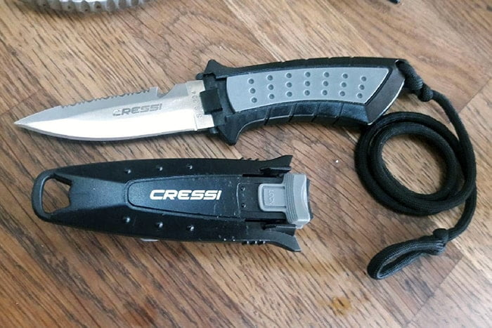 подводный нож Cressi Lima Tactical 