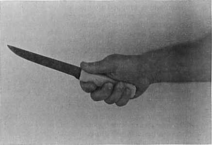 Способы удержания ножа - «Боевой хват»